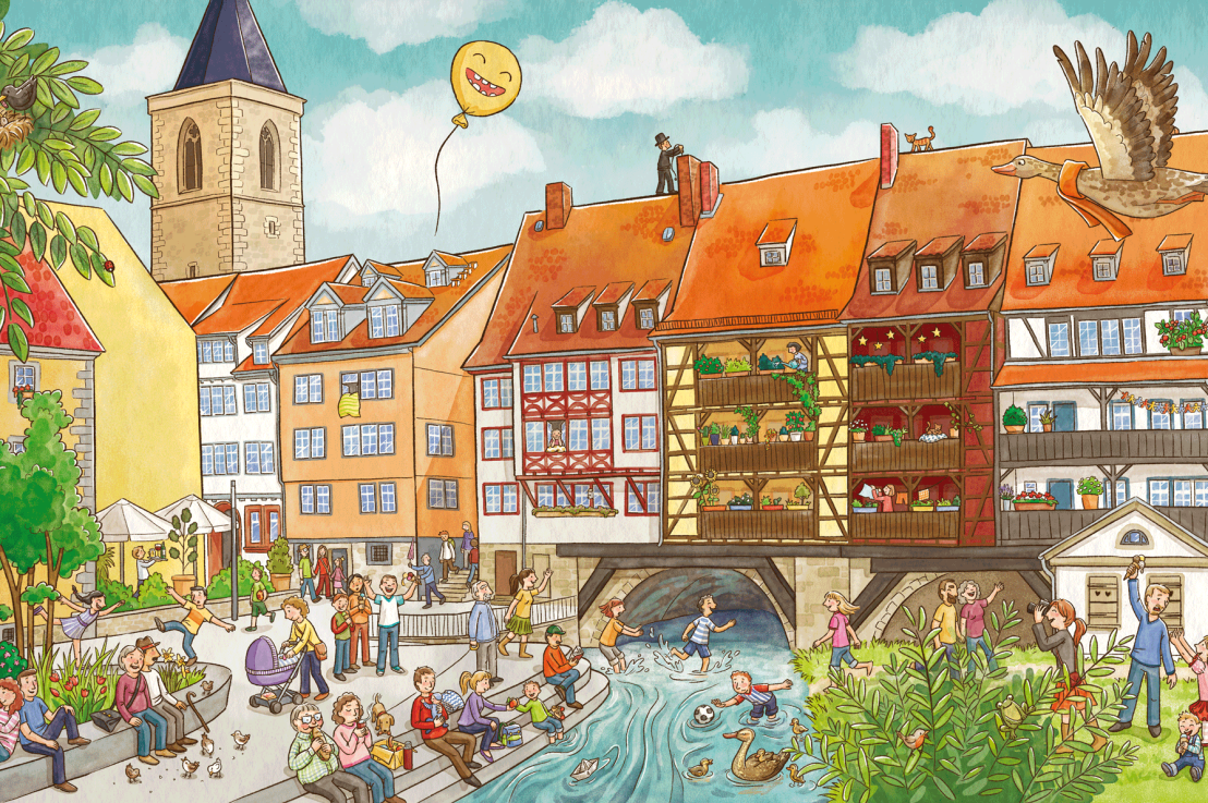 Jetzt gibt es ein Erfurt-Wimmelbuch