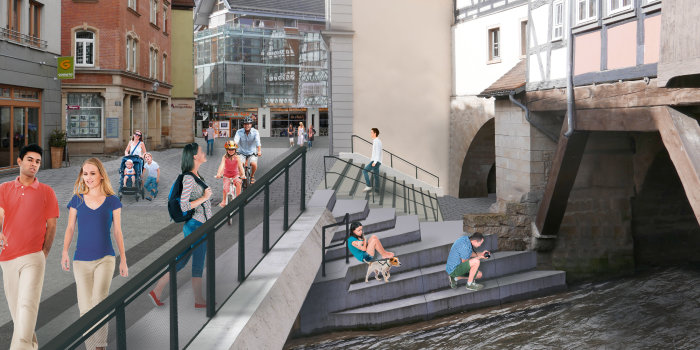 Rathausbrücke Mikwe